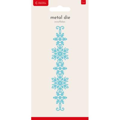 Crafter's Companion Christmas Metal Die - Snowflakes